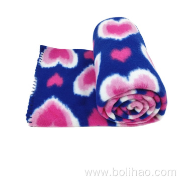 Wholesale Price Sublimation Fleece Throw Blanket Fleece Blanket Bed